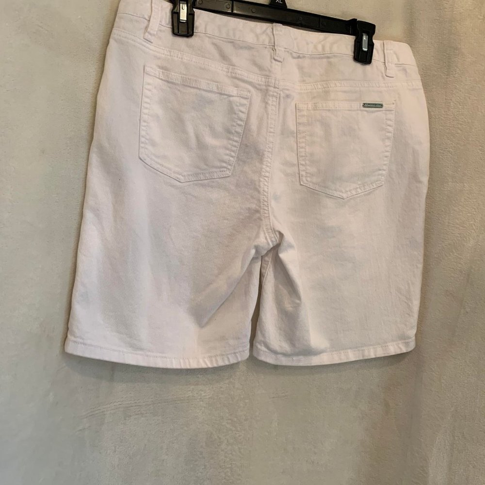 EUC Michael Kors White Denim Shorts Size 10